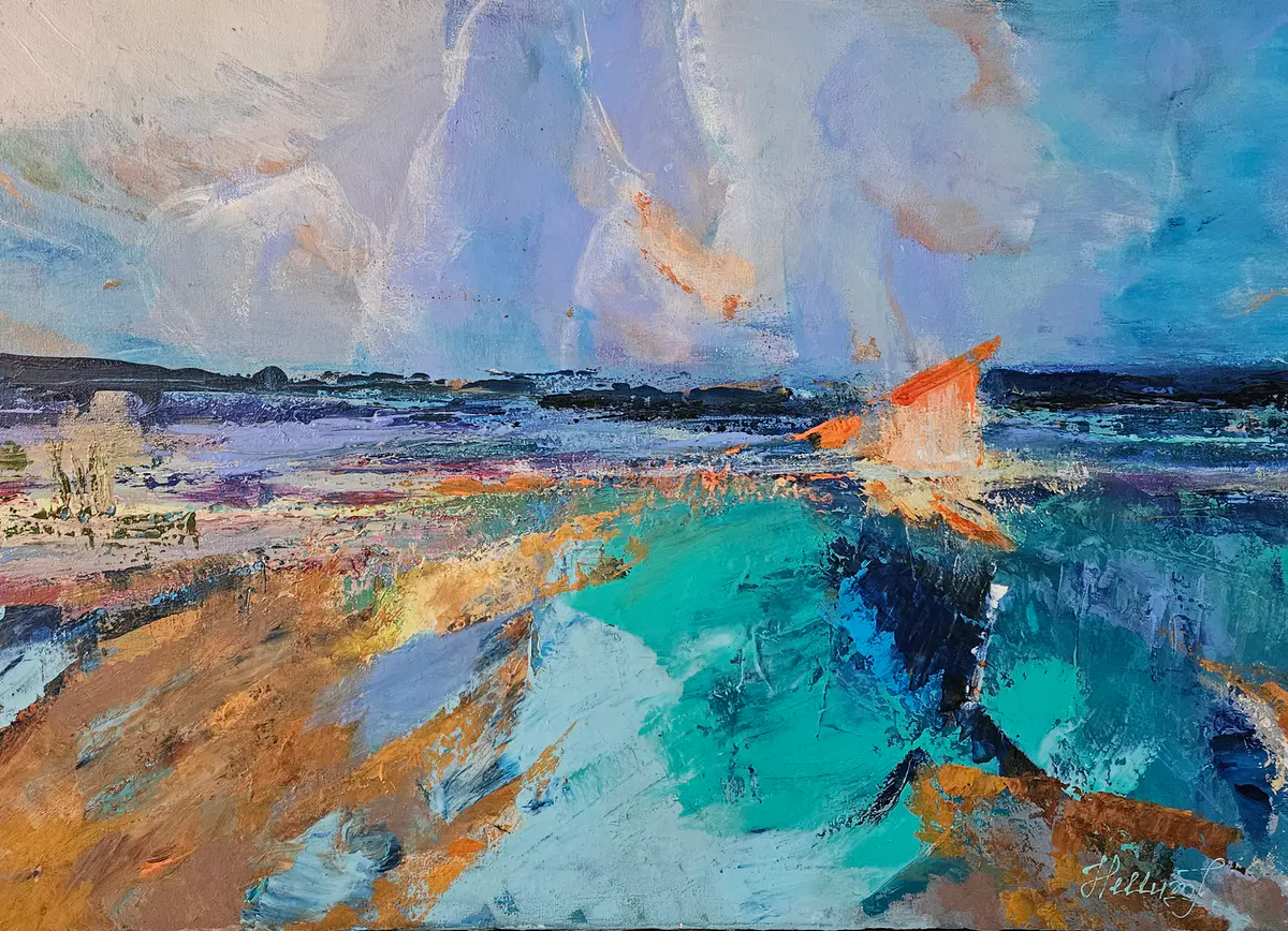 Alluring Light - Akryl - Abstract - 70×50 cm af Tatiana Hellum