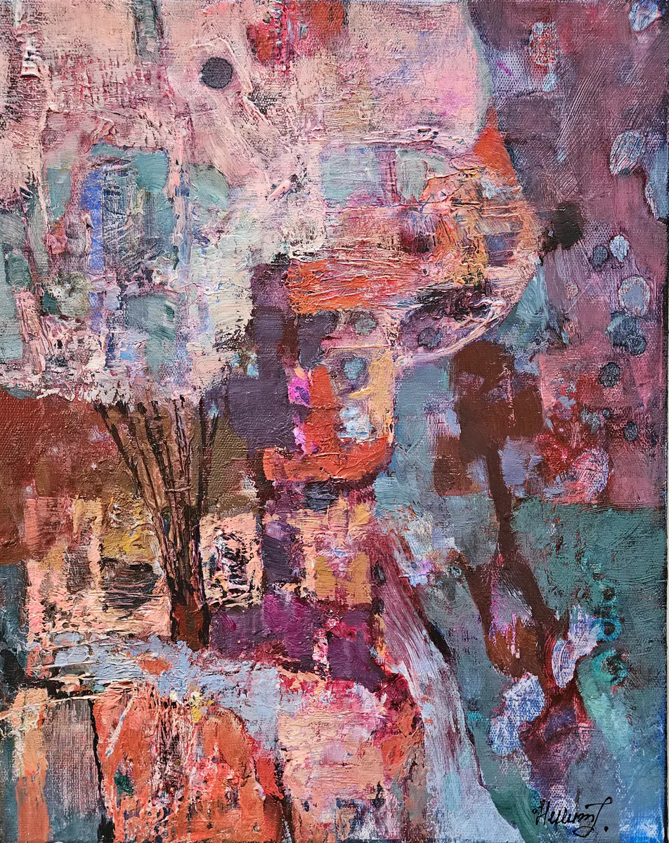 How to Get There /Framed - Akryl - Abstract - 40×50 cm av Tatiana Hellum