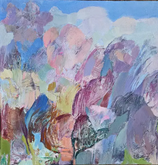 Boundless Spring. Dyptich /Framed thumbnail 2